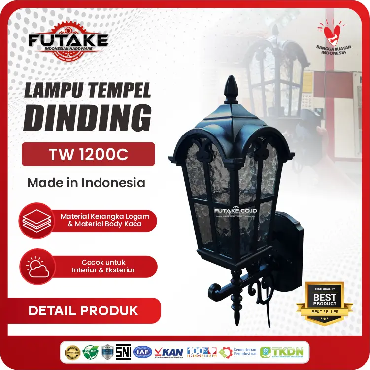 detail Lampu Dinding TW 1200C