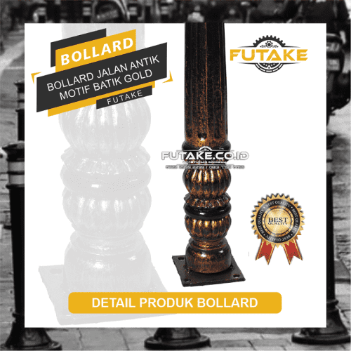 BOLLARD-JALAN-ANTIK-MOTIF-BATIK-GOLD-MP-WTB-4-500x500