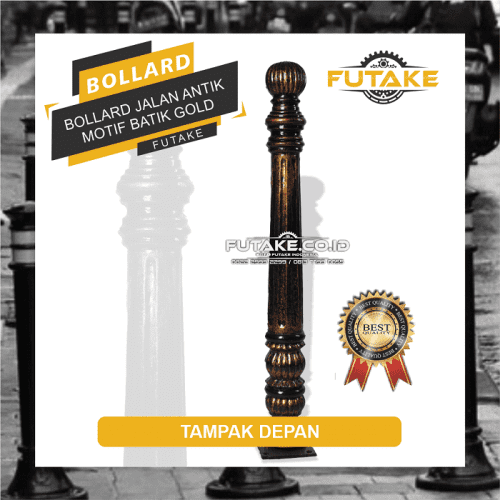 BOLLARD-JALAN-ANTIK-MOTIF-BATIK-GOLD-MP-WTB-7-500x500