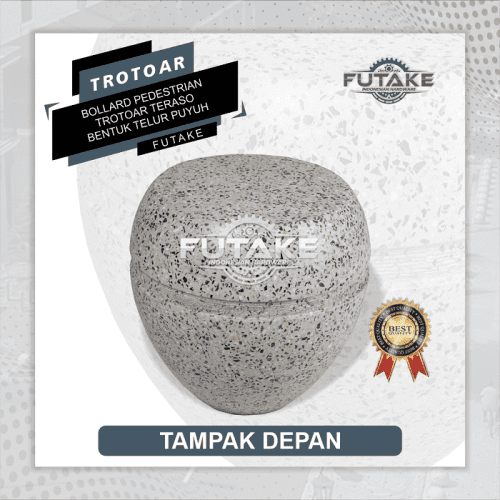 Bollard-Pedestrian-Trotoar-Teraso-Bentuk-Telur-Puyuh-MP-WT-8-500x500
