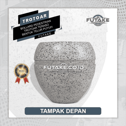 Bollard-Pedestrian-Trotoar-Teraso-Bentuk-Telur-Puyuh-MP-WTB-4-500x500