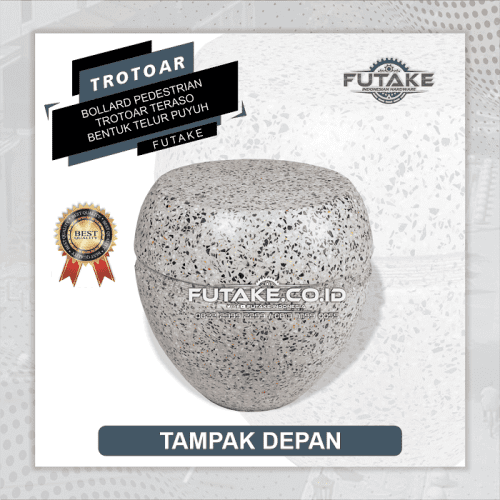 Bollard-Pedestrian-Trotoar-Teraso-Bentuk-Telur-Puyuh-MP-WTB-6-500x500