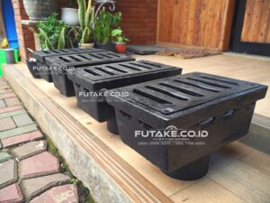 deck drain jembatan bahan cast iron