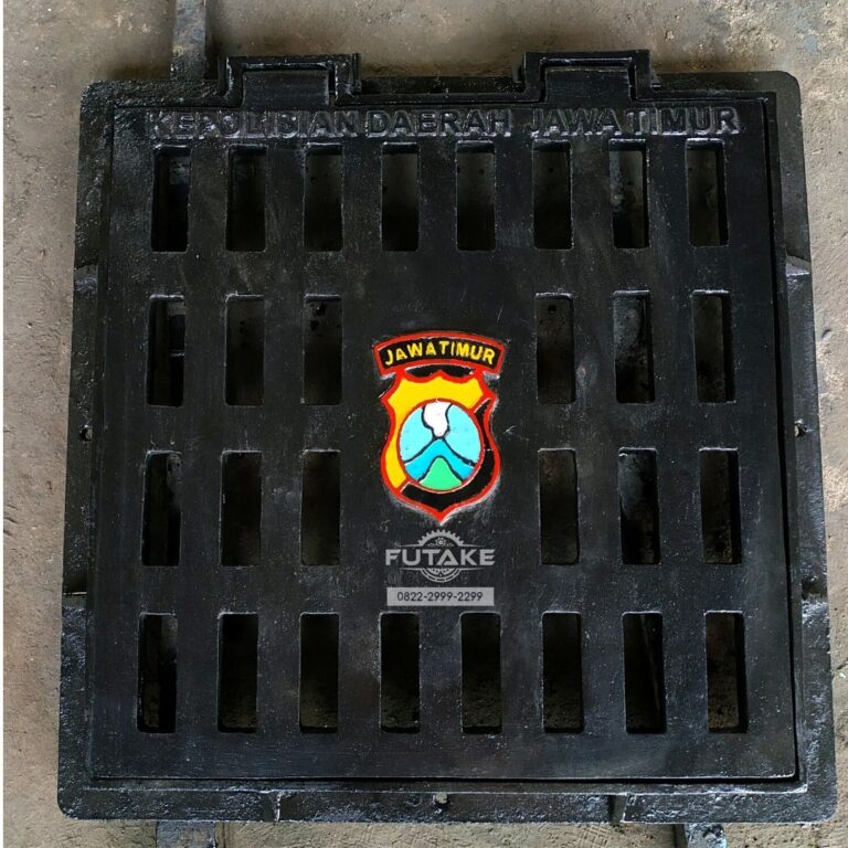 grill manhole cover besi cor kepolisian jawa timur