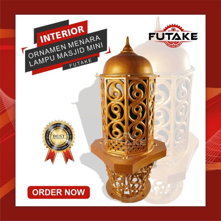 interior ornamen menara lampu masjid mini