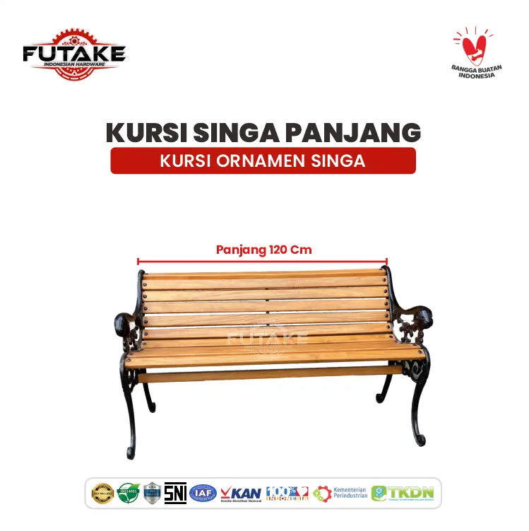 panjang kursi singa panjang