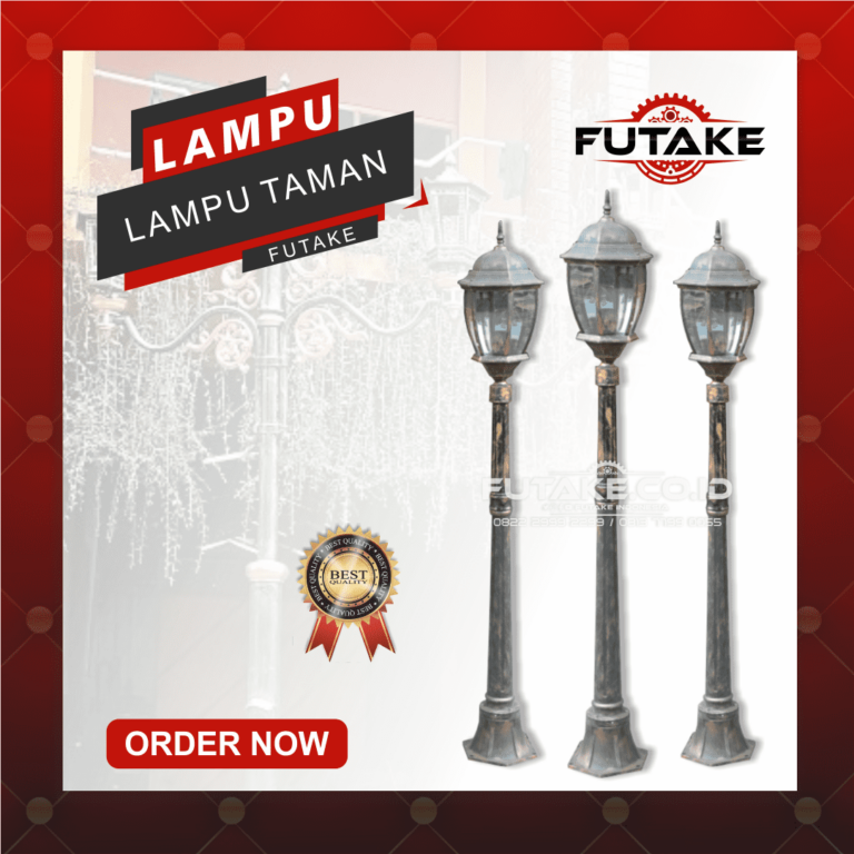 tiang lampu taman