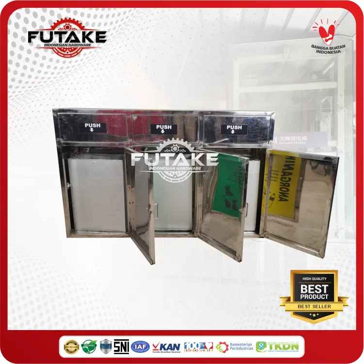 tampilan-belakang-tempat-sampah-stainless-3-in-1-indoor