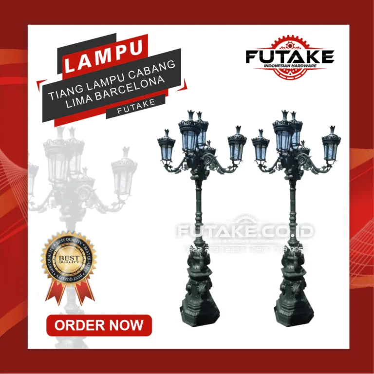 tiang lampu cabang lima barcelona