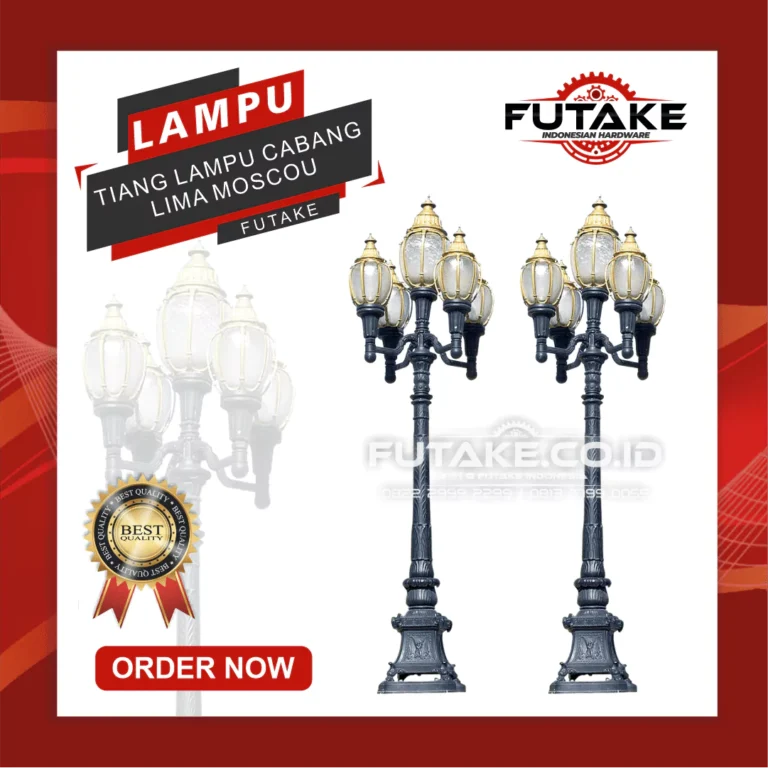 tiang lampu cabang lima moscou