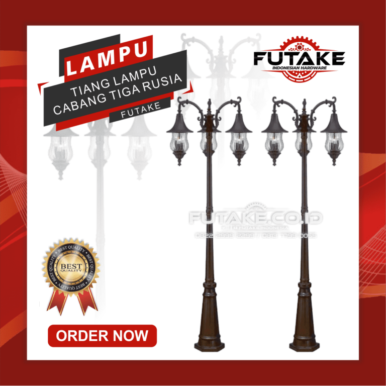 tiang lampu cabang tiga rusia