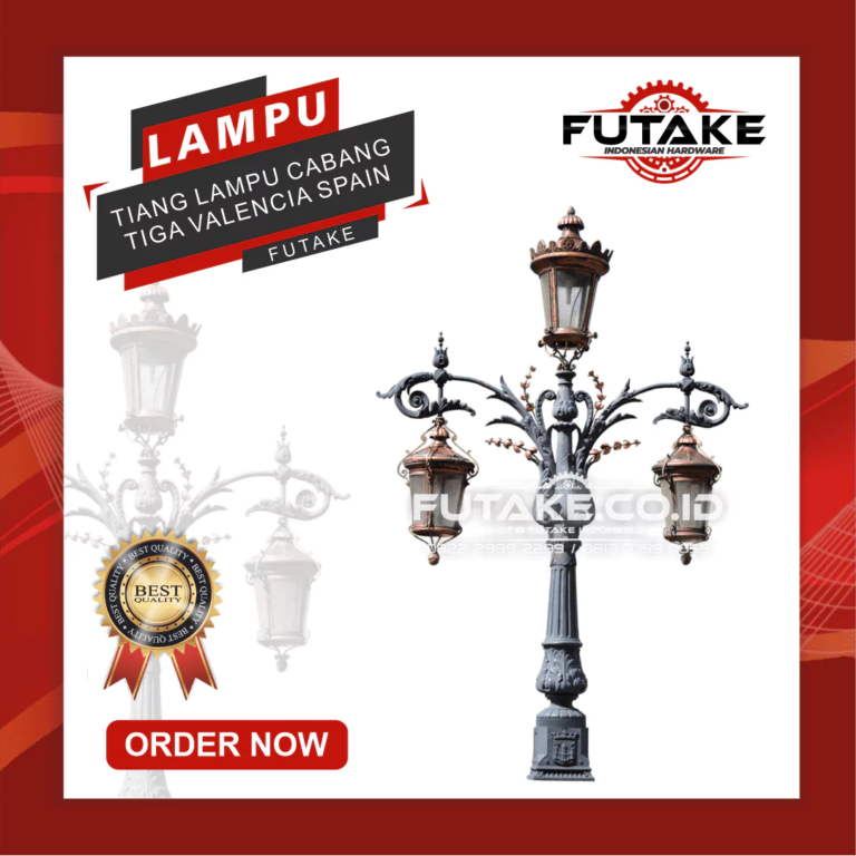 tiang lampu cabang tiga velencia spain