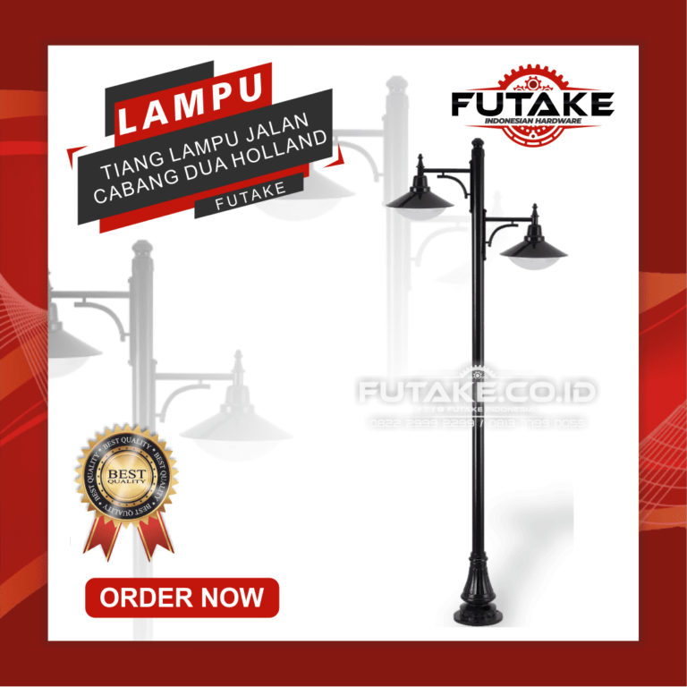 tiang lampu jalan cabang dua holland