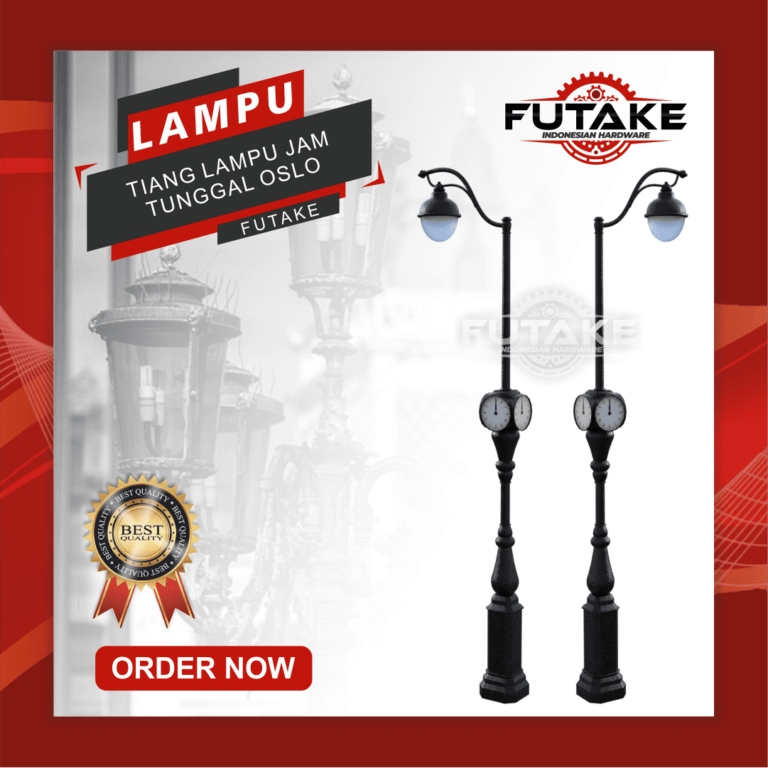 tiang lampu jam tunggal oslo
