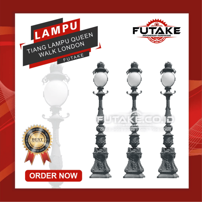 tiang lampu queen walk london