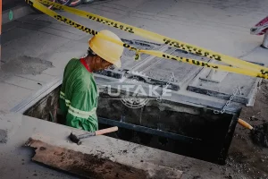 Pemeliharaan Saluran Drainase dilakukan oleh Petugas