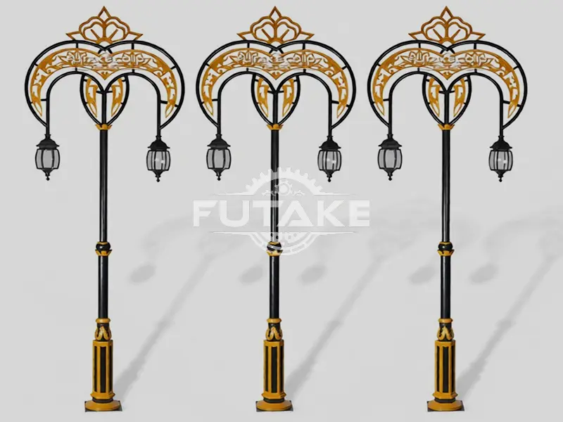 Tiang Lampu Model Jangkar