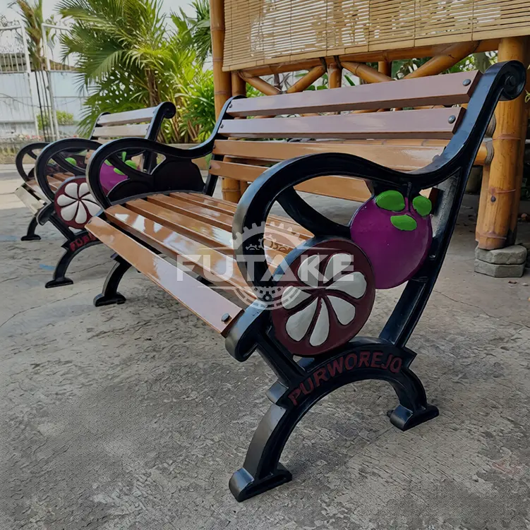 Kursi Taman Purworejo Motif Manggis