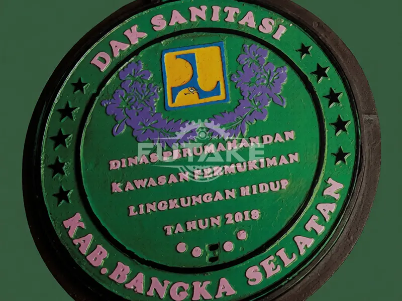 Manhole cover ipal komunal bangka selatan 2018