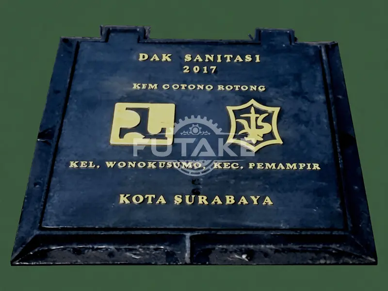 Manhole cover ipal komunal kota surabaya tahun 2017