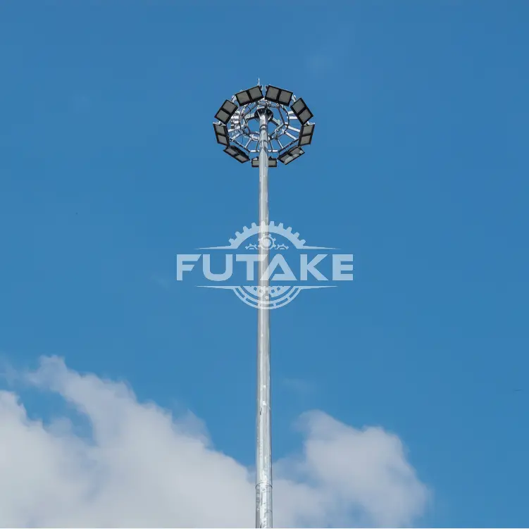 tiang lampu high mast jalan bandara