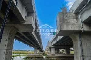 desain sistem drainase jembatan - layout, jalur pipa, outlet