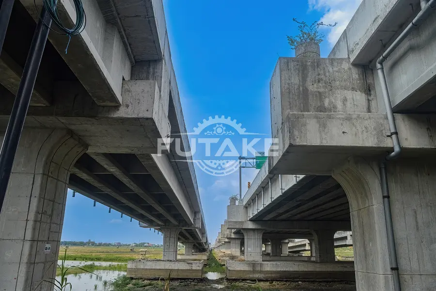 desain sistem drainase jembatan - layout, jalur pipa, outlet