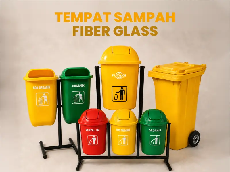 jual tempat sampah fiberglass berkualitas dengan harga pabrik langsung 