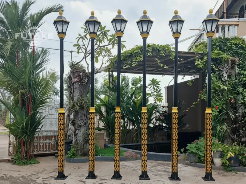 tiang lampu hexagonal murah dari produsen