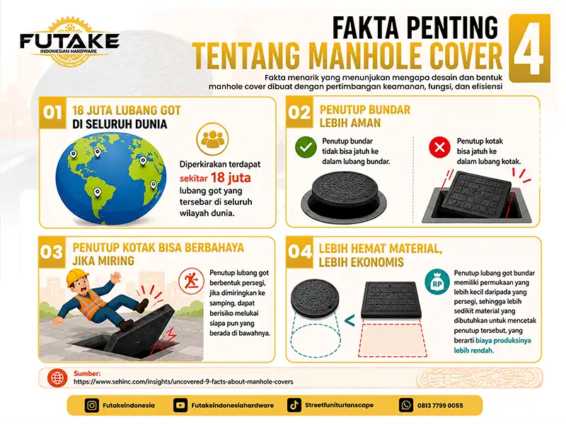 fakta menarik tentang menhole cover yang harus diketahui