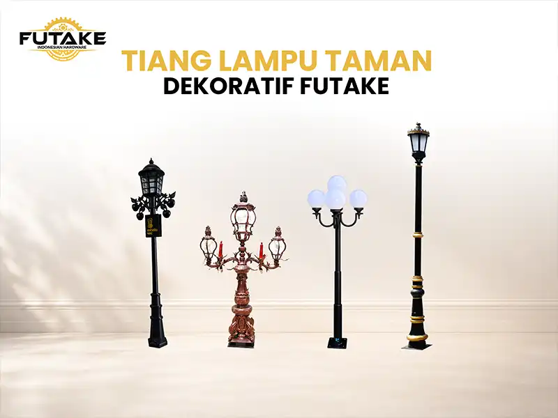 Tiang lampu taman berkualitas Futake untuk proyek kawasan outdoo